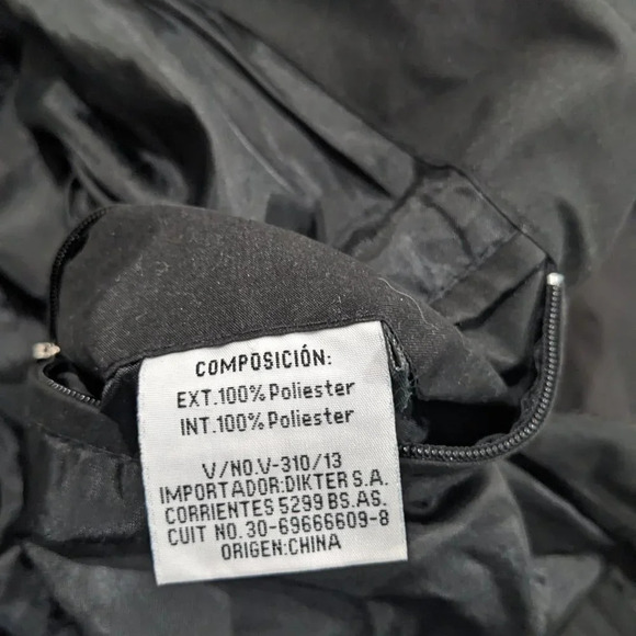 Furest Men's black jacket size Large full zip - Picture 4 of 9